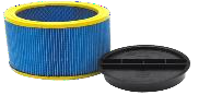 FILTRO REDONDO ASPIRADORA DIAMETRO EXTERNO 172 mm DIAMETRO INTERNO 145 mm ALTURA TOTAL 123mm POLIURETANO RIGIDO (FP-013)