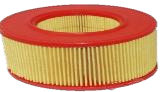 FILTRO REDONDO PARA MOTORES ESTACIONARIOS DIAMETRO EXTERNO 148 mm DIAMETRO 1 INTERNO 70 mm DIANETRIO 2 INTERNO-77MM ALTURA TOTAL 135 mm (FP-015)
